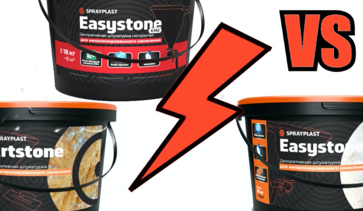 Обзор декоративных штукатурок Sprayplast
